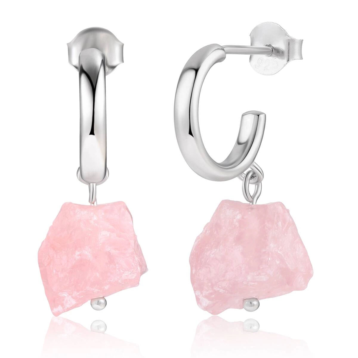 Brass Earrings with Mother of Pearl
