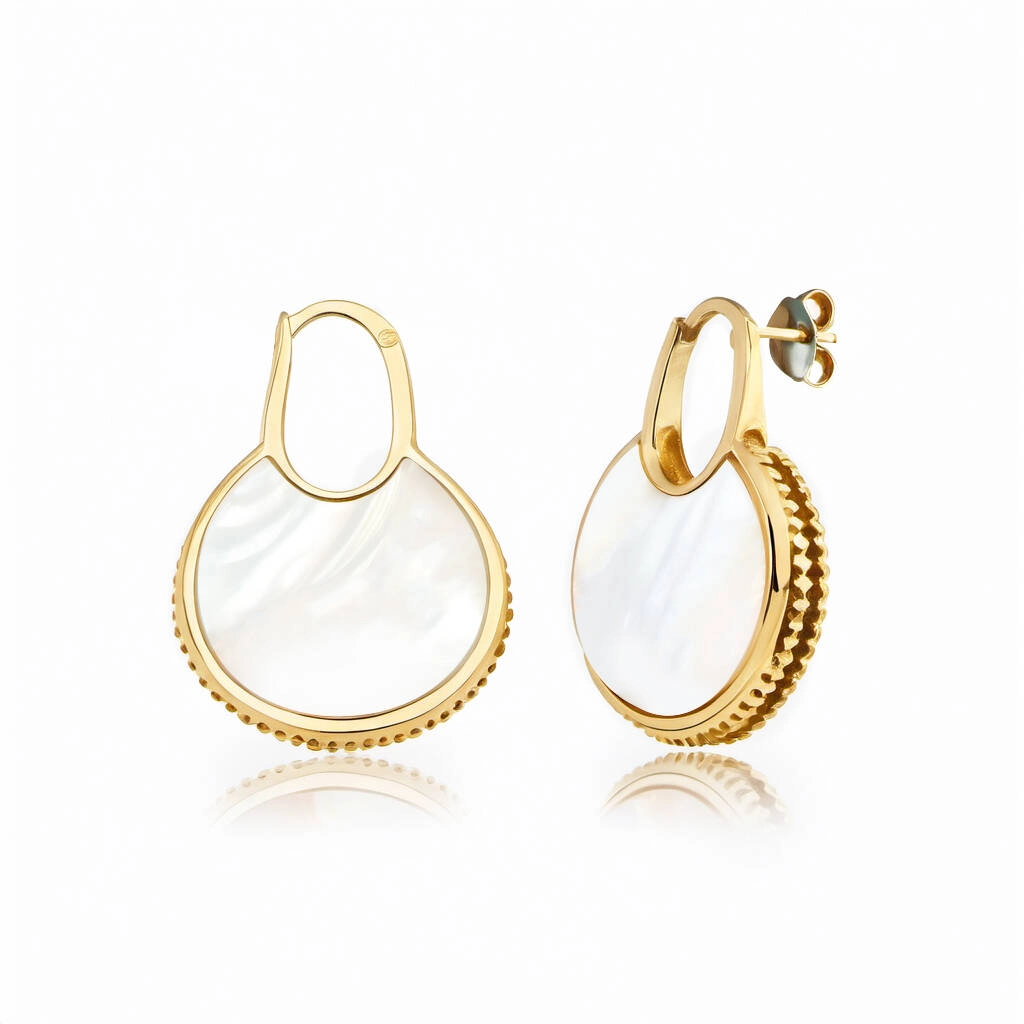 OEM ODM Brass Earrings with Custom Logo